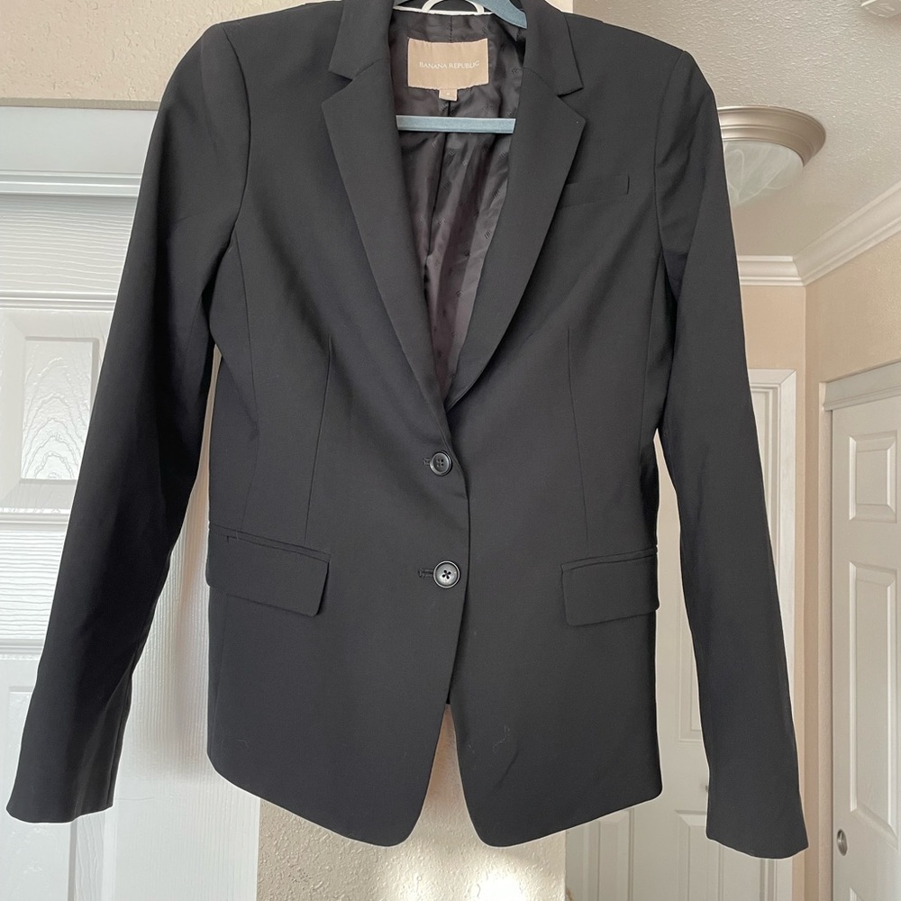 Banana republic black blazer
